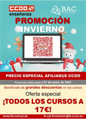 BAC Formación. Promoción de invierno. Personal Laboral