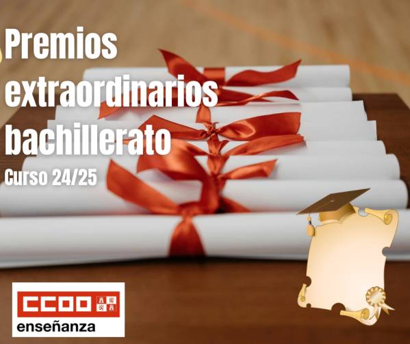 Premios extraordinarios Bachillerato curso 24/25