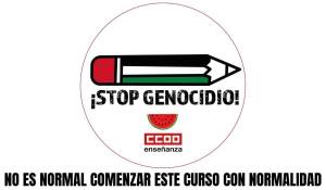 CCOO denuncia que la Junta de CyL pide neutralidad a los docentes ante el genocidio palestino
