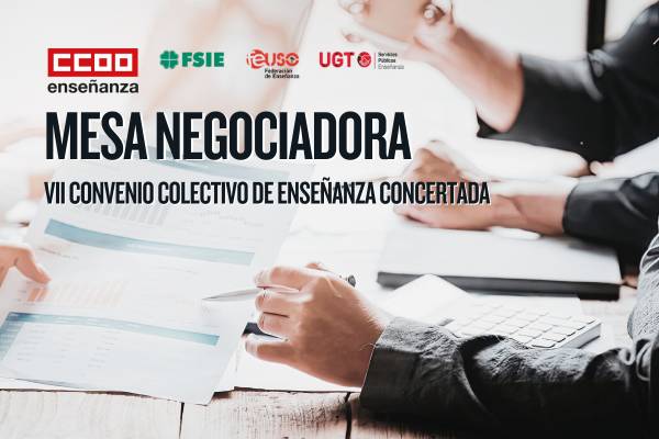 Sin avances suficientes en la negociación salarial: CCOO Enseñanza y las demás organizaciones sindicales mantenemos la presión