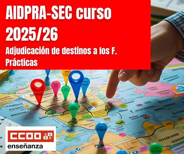 AIDPRASEC 2025 / 2026. Secundaria y otros cuerpos. Adjudicación