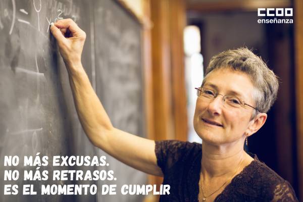 CCOO logra desbloquear la jubilación parcial del personal laboral y exige al Gobierno que cumpla sus compromisos con el resto del personal público