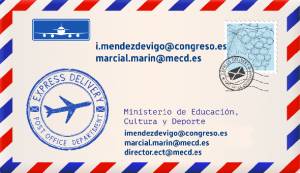 Escribe un correo electrónico al ministro de Educación para exigirle un modelo de acceso justo
