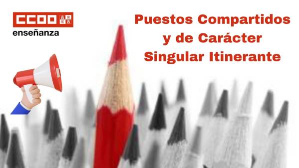 Puestos compartidos y de carácter singular itinerante