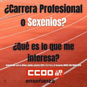 ¿Carrera profesional o sexenios?¿Qué es lo que me interesa?  Estudio comparativo