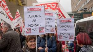 CCOO convoca concentraciones ante las Cortes y en las provincias por los derechos del personal de la Junta