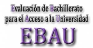 Contenidos de los exámenes de la EBAU. Matrices de especificaciones
