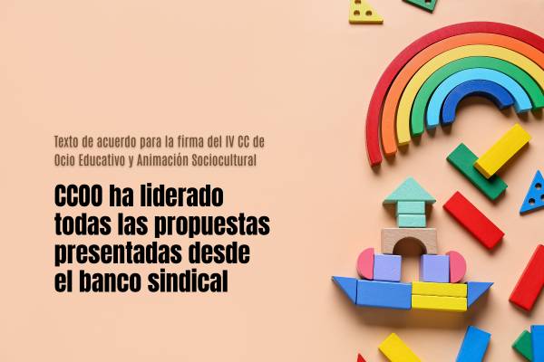 Finalizada la negociación del IV CC Marco Estatal de Ocio Educativo y Animación Sociocultural