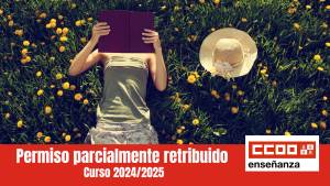 Permiso parcialmente retribuido. Curso 2024/2025