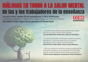 Formación online gratuita para profesorado: Diálogos en torno a la salud mental de las y los trabajadores de la enseñanza