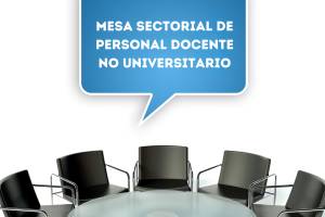 El Ministerio de Educación, FP y Deportes convoca la Mesa Sectorial de personal docente no universitario el 4 de abril