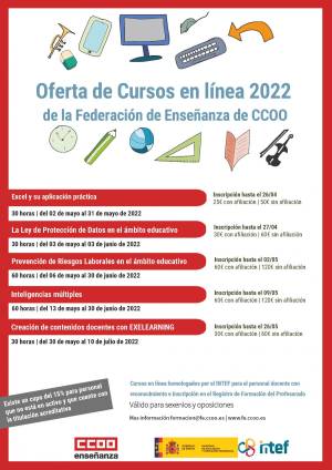Cursos on-line mayo 2022