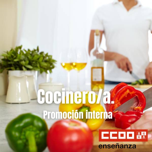Técnico-a en Cocina y Gastronomía (Promoción Interna) (2022/23/24): Relación provisional de admitidos y excluidos