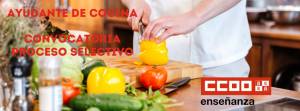 Proceso Selectivo Ayudante de Cocina: Convocatoria