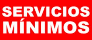 Huelga 25 de octubre. Acuerdo servicios mínimos