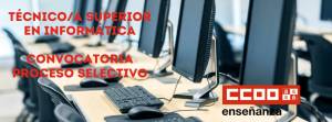 Proceso Selectivo Técnico/a Superior en Informática: Convocatoria