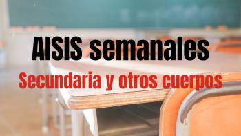 Interinos PES y otros cuerpos. Curso 2025-26. Sustituciones durante el curso escolar