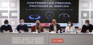 CCOO saldrá a las calles el 23 de marzo junto a otras organizaciones para exigir la contención de los precios de la energía