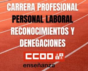 Personal Laboral. Carrera profesional I 2024. Listados definitivos de reconocimientos y denegaciones