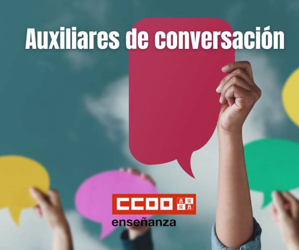 Plazas para auxiliares de conversación extranjeros. Convocatoria curso 2026-27