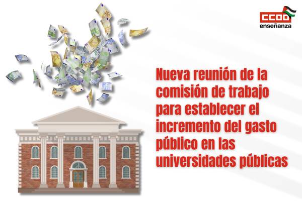 Nueva reunión de la comisión de trabajo para establecer el incremento del gasto público en las universidades públicas