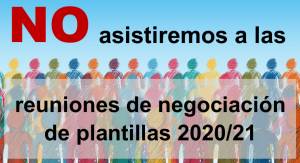 Plantillas docentes 2020-21. Propuesta inicial de la Administración