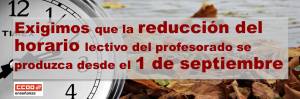 Los sectores de educación de CCOO, CSIF y UGT exigen la aplicación del acuerdo de 35 horas para el curso escolar 2019/20