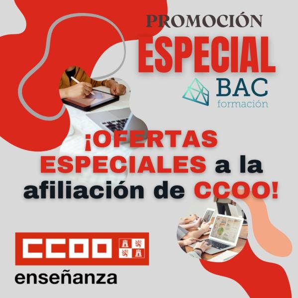 BAC Formación. Promoción especial. Docentes