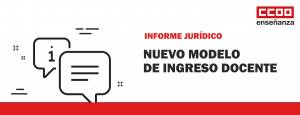 El informe jurídico de CCOO deja claro que las plazas de reposición y estabilización por concurso-oposición se deben convocar juntas con el nuevo modelo
