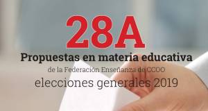 28-A: CCOO presenta a los partidos políticos sus propuestas en materia educativa