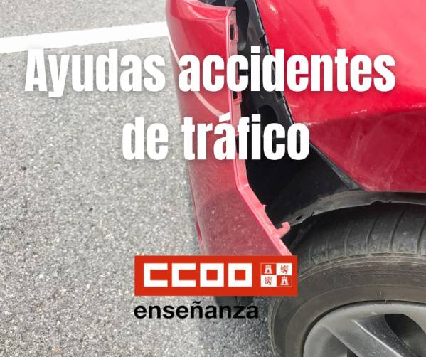 Ayudas económicas para compensar los gastos derivados de accidentes de tráfico. Convocatoria curso 2025/26