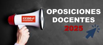 Oposiciones 2025. Secundaria y otros cuerpos. Listados provisionales de admitidos y excluidos