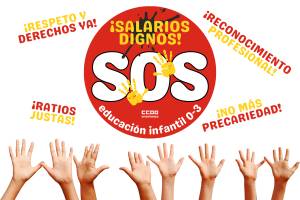 CCOO exige mejoras salariales y laborales para el personal de los centros de Asistencia y Educación Infantil