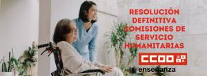 Comisiones de servicio humanitarias. Curso 2025/26