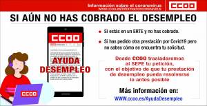 Campaña de CCOO de “Ayuda al desempleo”