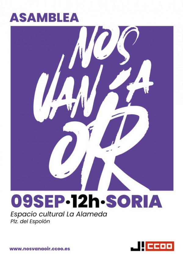 Jóvenes de CCOO celebra la asamblea “Nos van a oír” en Soria