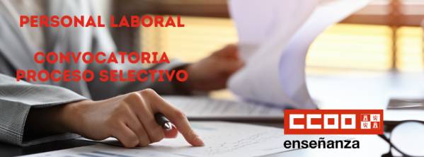Convocatorias Proceso Selectivo Personal Laboral