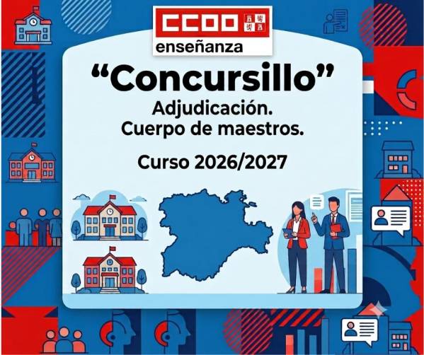 "Concursillo" Provisión de puestos para su ocupación temporal por funcionarios de carrera. Curso 2026/27. Adjudicación. Cuerpo de maestros