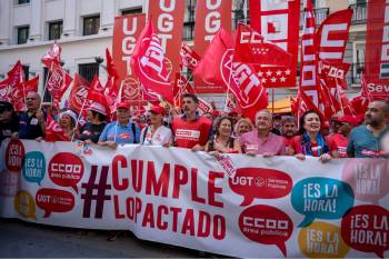 CCOO, UGT y CSIF convocarán huelga en diciembre si Función Pública sigue sin negociar la subida salarial